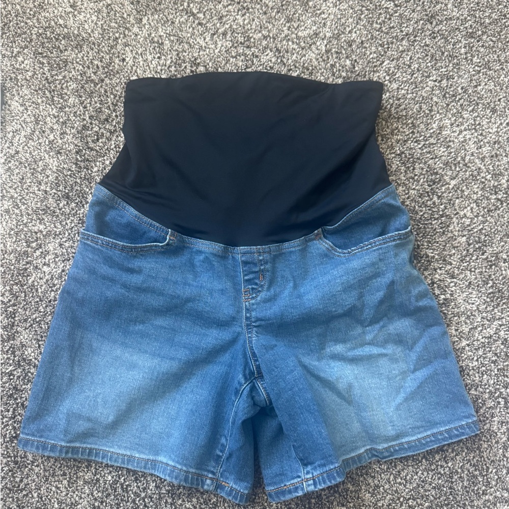 Isabel by Ingrid and Isabel denim Maternity Shorts